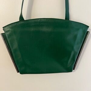 Elegant Groom Paris Green Shoulder Purse